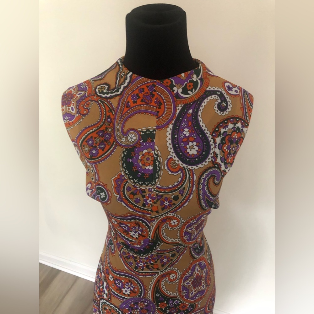 Vintage Paisley Dress